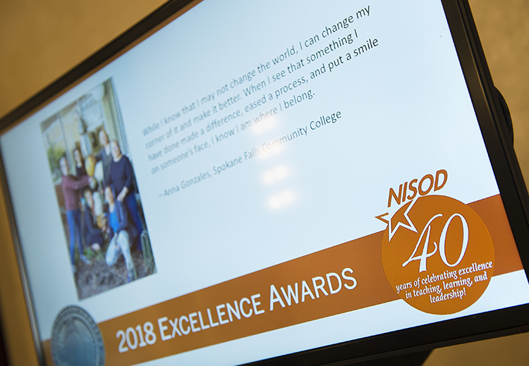 NISOD Excellence Award Kiosks NISOD Excellence Award Kiosks