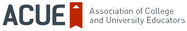 Association of College and University Educators logo