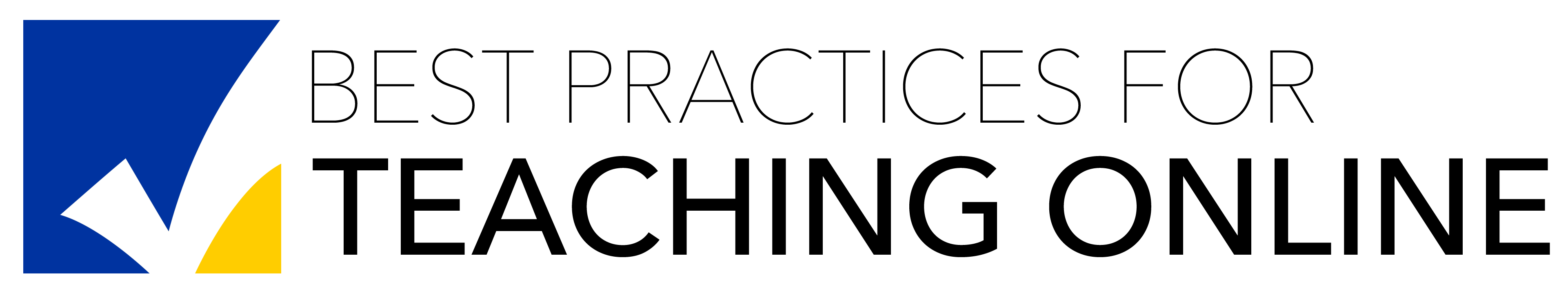 Best Practices for Teaching Online Best Practices for Teaching Online logo