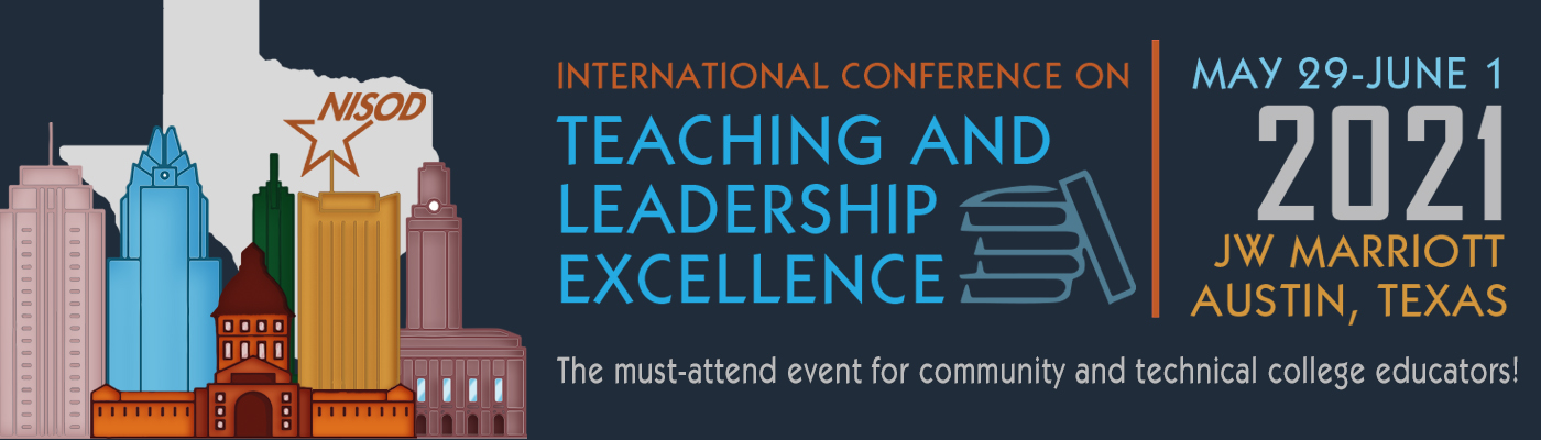 2021 NISOD Conference 2021 NISOD Conference banner image