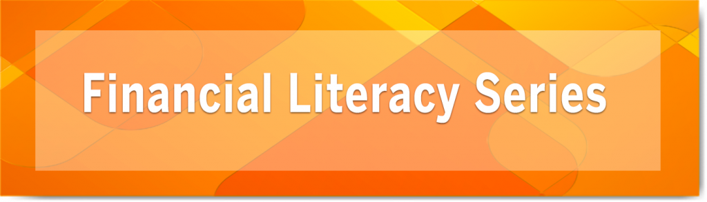 Financial Literacy Series Webinar banner