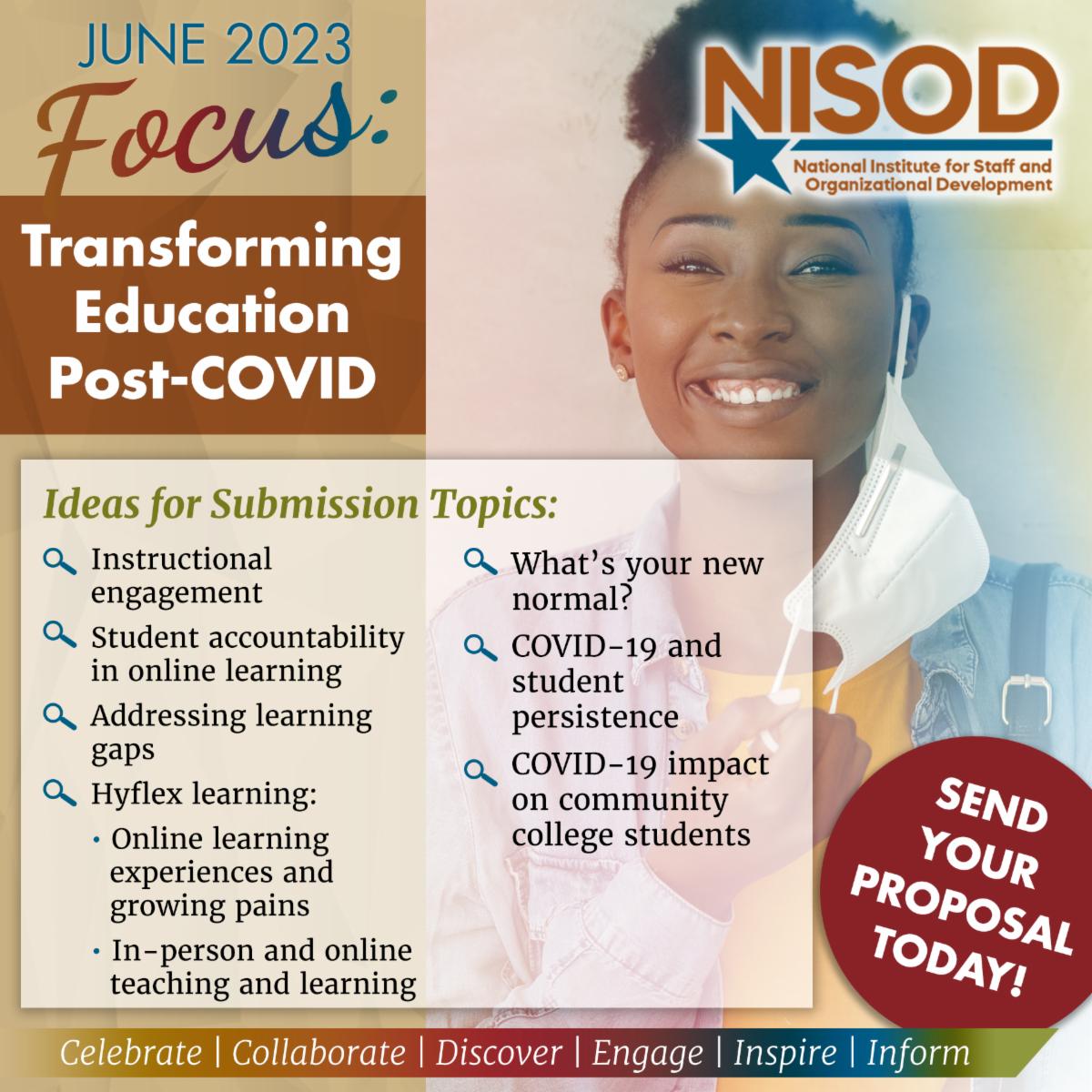 NISOD FOCUS Social Media JUNE GRAPHIC copy June Monthly Themes