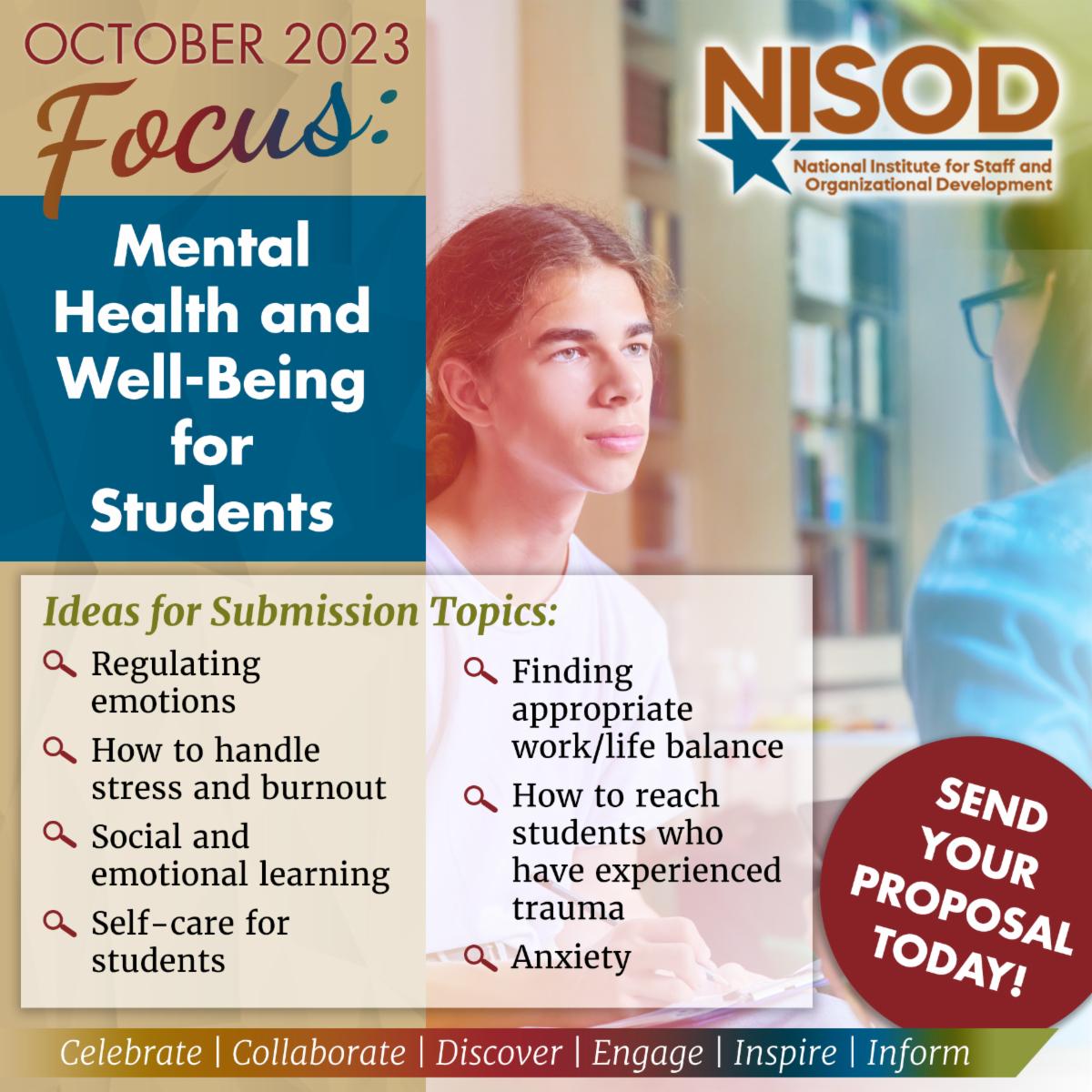 NISOD FOCUS Social Media OCTOBER GRAPHIC copy October Monthly Theme