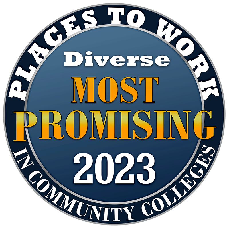 2023 Most Promising Places to Work in Community Colleges logo